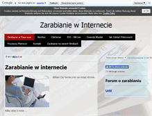 Tablet Screenshot of online-zarabiac.com